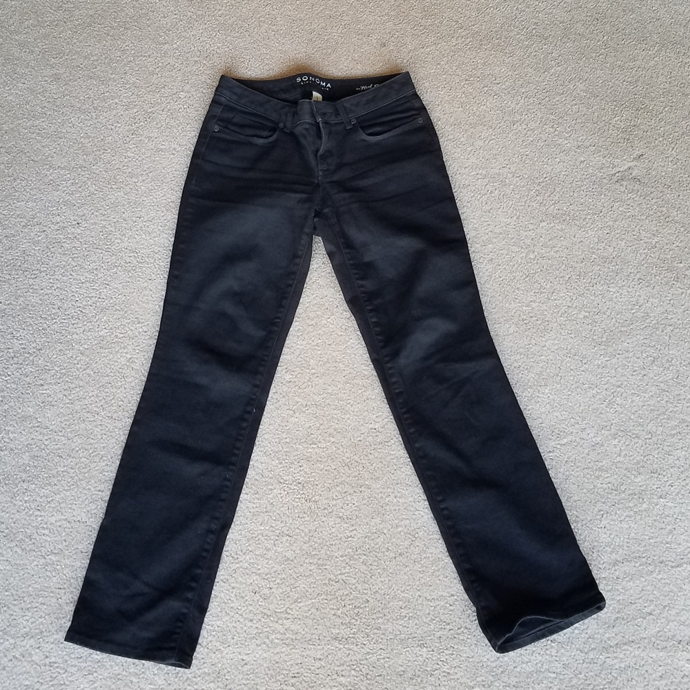 Women’s Sonoma Black Straight Midrize Jeans - 4